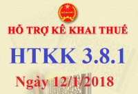 Phần mềm HTKK 3.8.1 hỗ trợ kê khai thuế tải ngay
